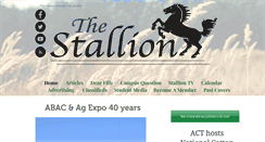 Desktop Screenshot of abacstallion.com