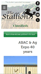Mobile Screenshot of abacstallion.com